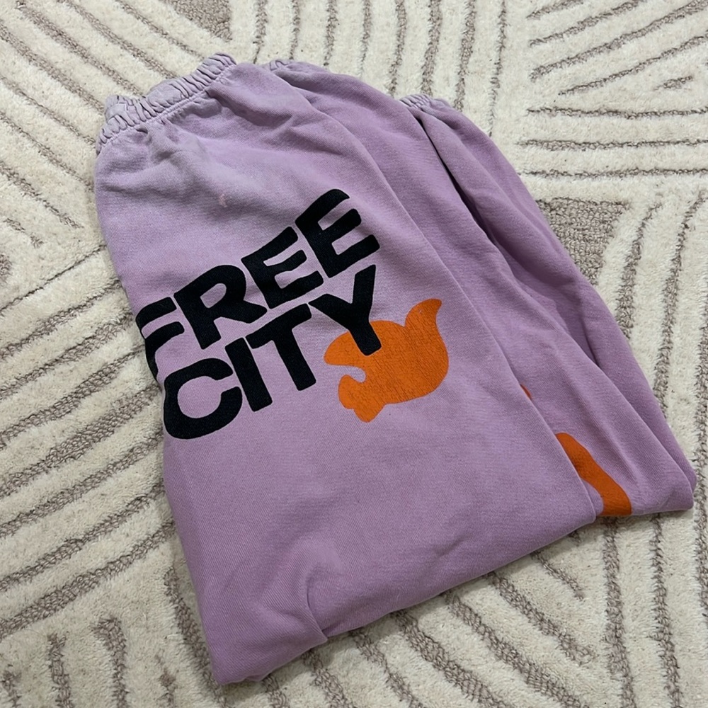 Pink/Purple Free City Sweatpants